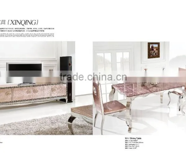 Hot Sale Stainless Steel Modern Dining Chair B406 photo-4