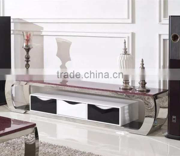 High Quality Best Seller Long Lifetime Marble Top TV Stand E347 photo-2