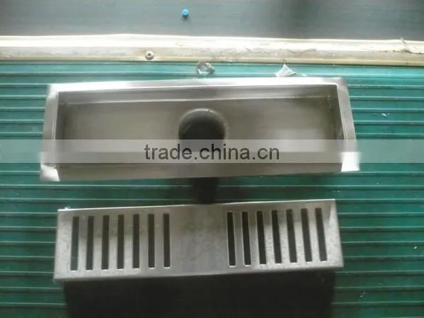 Shower Floor Drain With Grid or Tile Use Stainless Steel 25cm photo-5