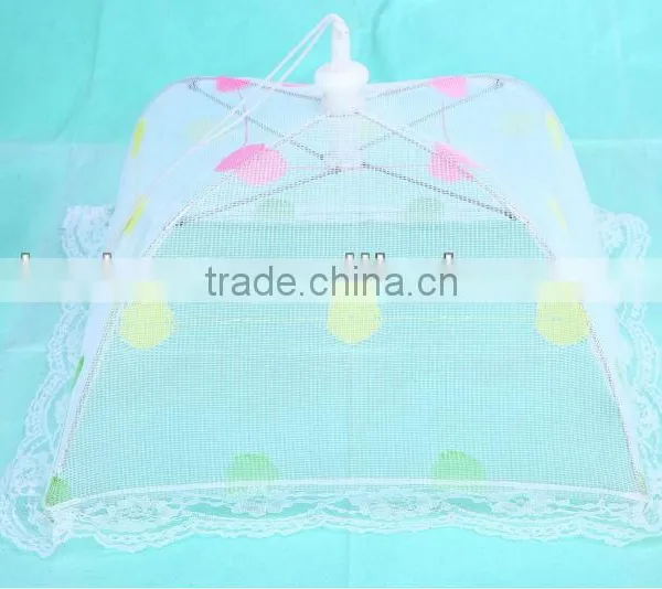 HIGH QUALITY Folded Food Cover Food Umbrella With Flower photo-3