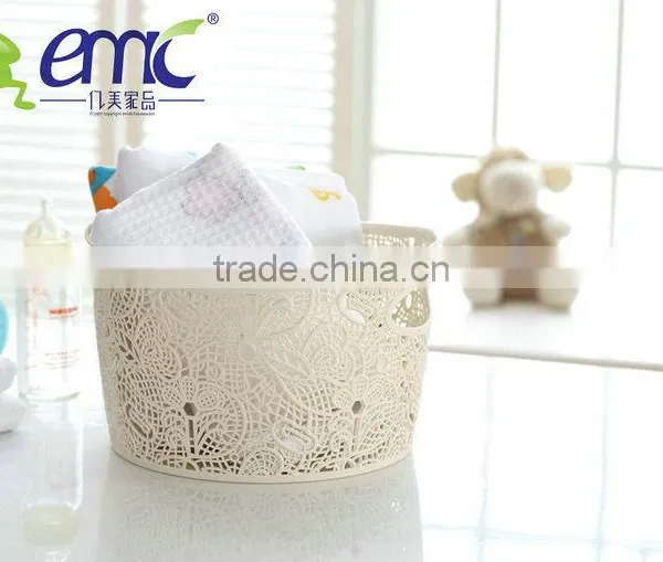 New Hot Selling Lace Hollow Plastic Storage Basket (small) photo-5