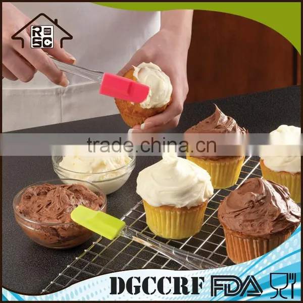 NBRSC China Supplier Mini Kitchen Wholesale Best Plastic Kids Silicone Rubber Cake Batter Spatula Set of 5 photo-3