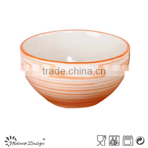 Blue Round Tableware Cereal Bowl Blue Color High Quality Microwave Safe Bowl photo-3