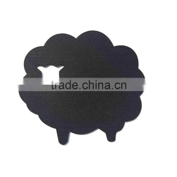 Colorful Shaped Wool Felt Mouse Pad photo-2
