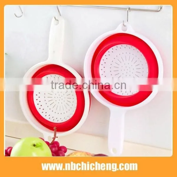 Folding Washing Vegetables and Fruit Basket With Handle Draining Basket photo-2