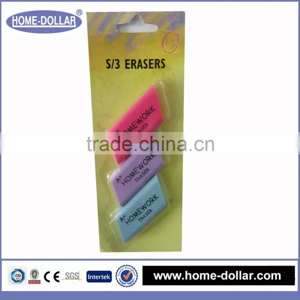 Fancy Super Quality Crazy Selling Jumbo School Die Cut Custom Eraser