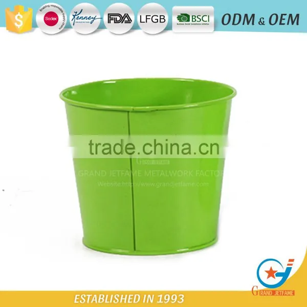 Garden Galvanized or Iron Flower Tubs and Pots Decorative Potted Plants photo-3