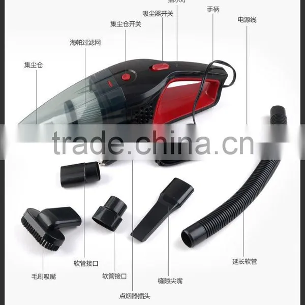 DC-12V Portable Handheld Mini Dry and Wet Car Seat Vacuum Cleaner photo-2