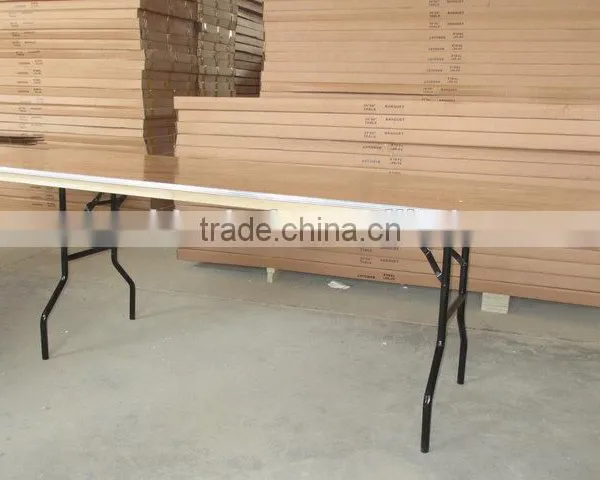 Wholesale Low Price Plywood Banquet Folding Tables photo-5