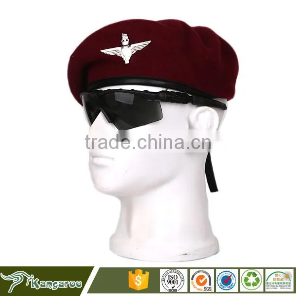 Wholesale Custom Types Of Red Military Berets photo-2