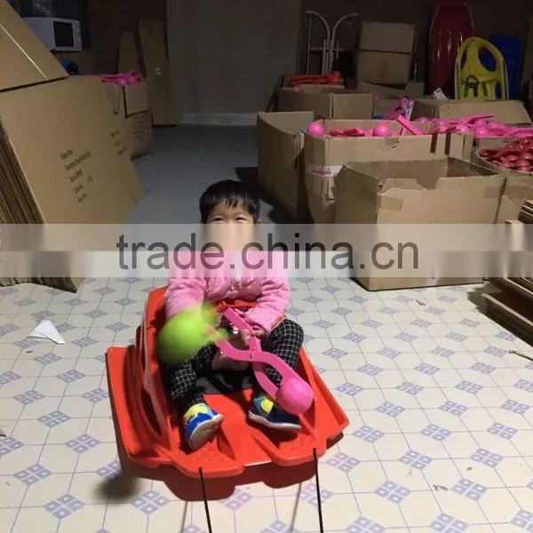 Toddler Pull Sled With Safety Betl Towable Kids With Secure Ceinture Snow Sled With Backrest,-30temp 24h Cold Resistance Test photo-3