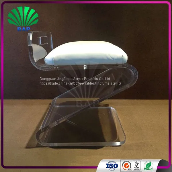 New Fashion Plexiglass Z-Shape Stool Bathroom Storage Stool Acrylic Step Stool