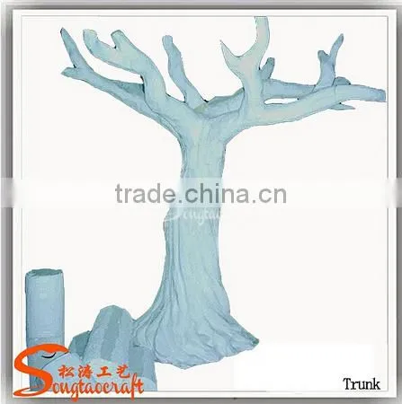 Chinese Factory Wholesale Directly Plastic Tree Trunk Plastic Slide Tree House for Decoration photo-6