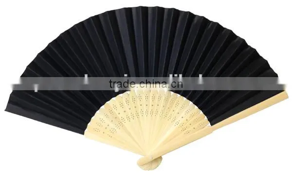 Wedding and Party Promotional Personalized Decorative Lady Wood Hand Fans photo-2