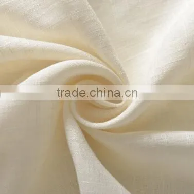Plain Cotton Cloth Trousers Skirt Thickened Slub Flax Fabric Pure Linen, Summer Thick Linen photo-4