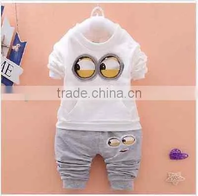 3PCS Baby Boys Girls Clothing Set Long Sleeve Shirt Pants Vest Hoodie photo-3