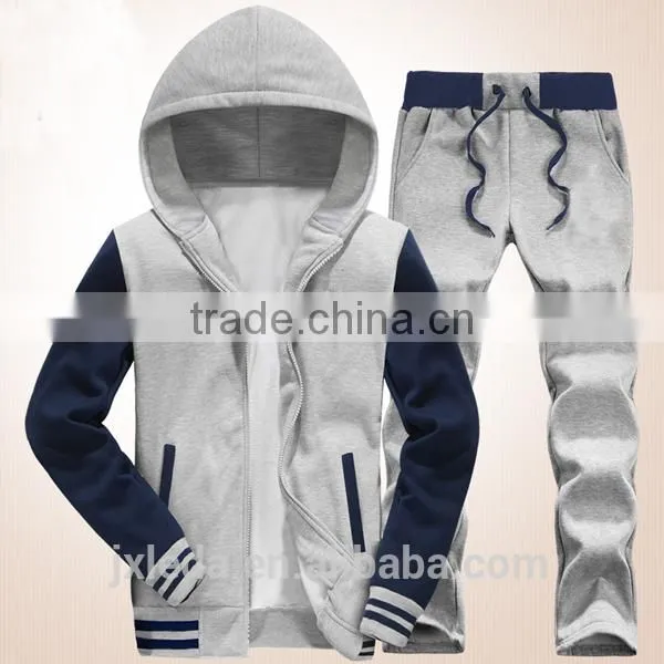 Fleece Fabric Customize Hoody Sports Suit photo-3