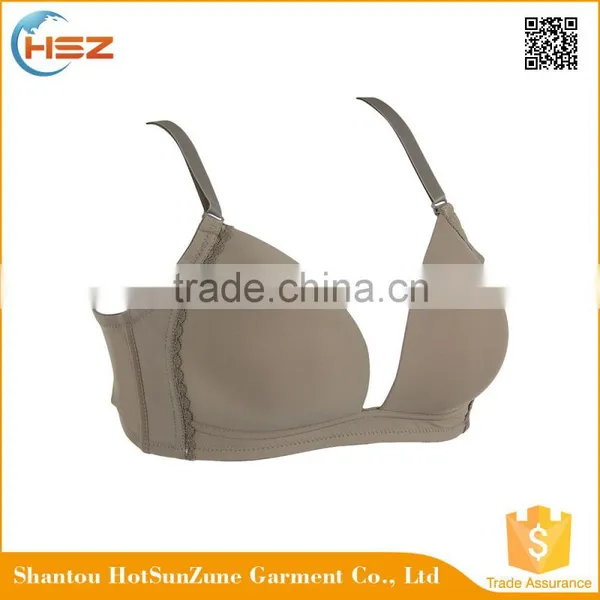 HSZ-58065 Hot Selling Beautiful Women Plus Size Bra Design China Sexy Bras photo-2