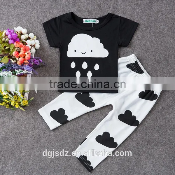 New Arrival Wholesale Children's Boutique Clothing Cute Baby Boy Set photo-3