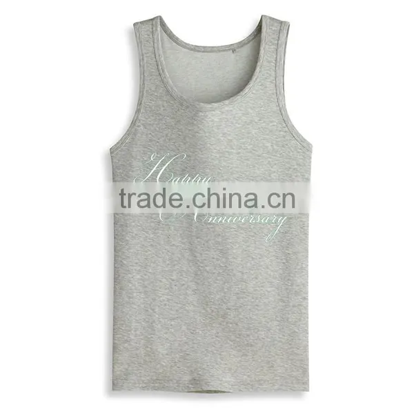 Mens Print Design Latest Tank Top Manufacturer Wholesale Wrestling Singlet photo-4