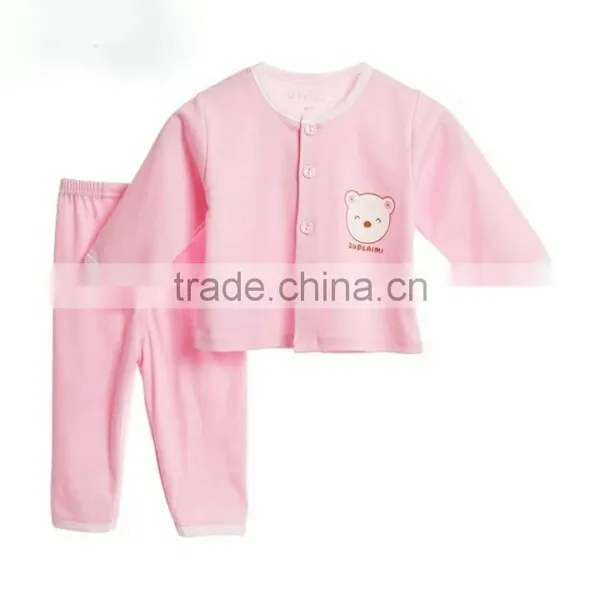 European Baby Clothing Wholesale Lovely Bear Printed Child Toddler Boutique Baby Clothing Set photo-3