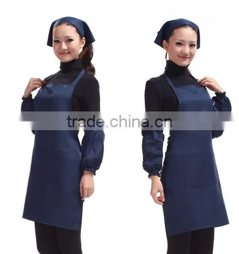 Custom Apron Korean Home Aprons Advertising Promotions Wai Su - Simple Fashion Printing Embroidery Logo photo-4