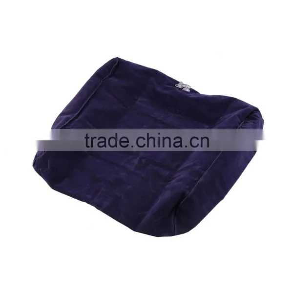 Soft Inflatable Suede Fabric Travel Foot Rest Pillow Footrest Helps Reduce DVT Risk on Flights 28x37cm Cheap And New Hot Selling photo-2