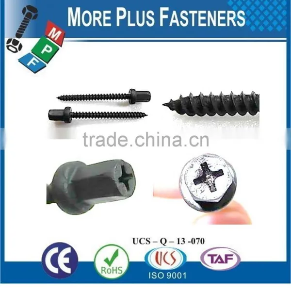 Made In Taiwan Special Screws Self Tapping Screw Round Head Slotted Square Recess Combi Self Tapping Screw Pin Nut With Knurl photo-3