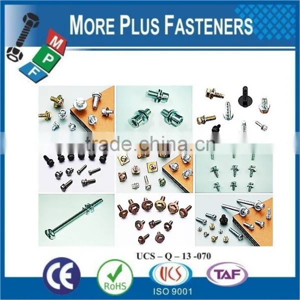 Made in Taiwan SEMS Screw Button Hex Countersunk Pan Socket Cap Head Six Lobe Phil Pozi Slot Combi Recess Machine Trilobular photo-4