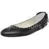 New Style Black Color of PU Ladies Closed Flat Feet Shoes, Flat Closed Shoes Size 36 - 41