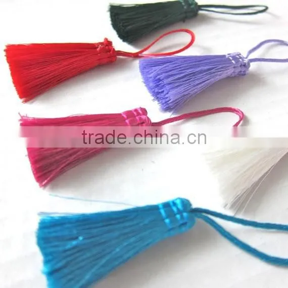 Fashion Custom Colorful Women's Cotton Red Tassel for Bag Decoration photo-3