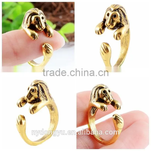 Unisex Cat and Star Alloy Ring/creative Alloy Ring/top Quality Ring photo-4