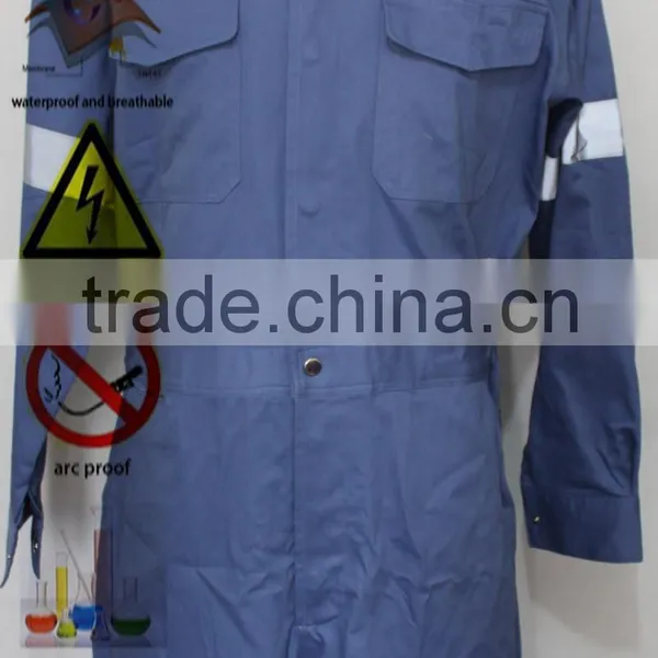100 Cotton Mechanic Work Suit With Reflective Tape