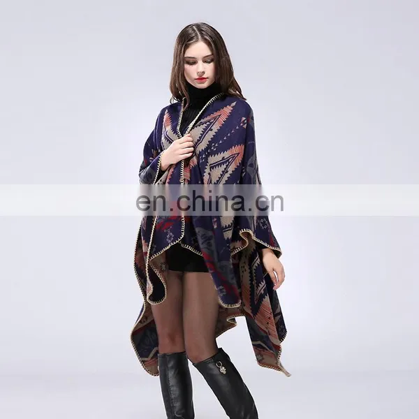 Europe And The United States Thickening Cashmere Scarf Shawl photo-2