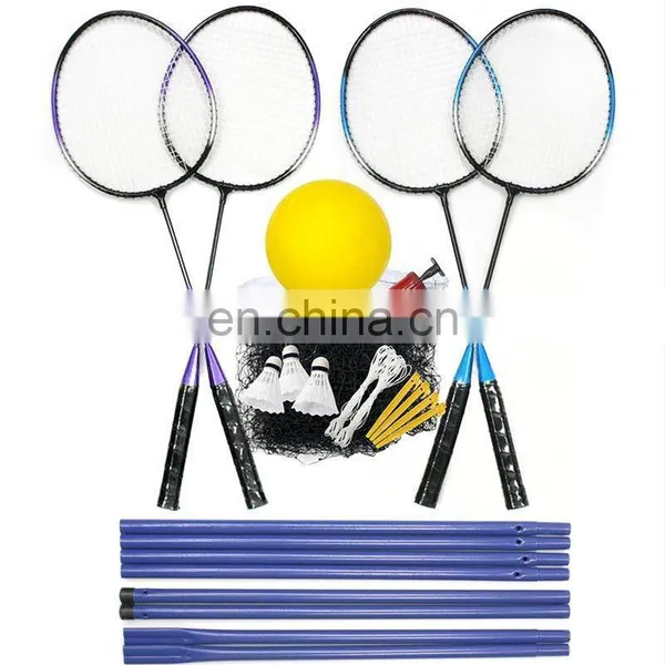 Sports Beach Badminton Racquets Sets Racket&Net photo-5