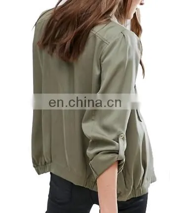 Factory OEM Lightweight Casual Women Fashion Jacket Wholesale photo-4
