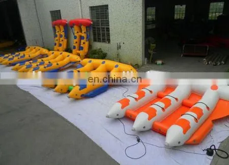 Top Quality 0.9mm PVC Inflatable Flying Towables Flying Fish Boat photo-5