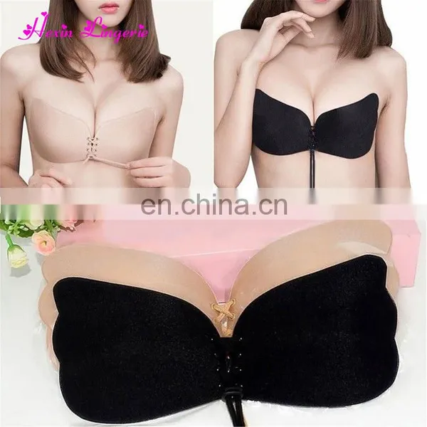 Good Quality Women Silicone Push Up Bra Strapless photo-2