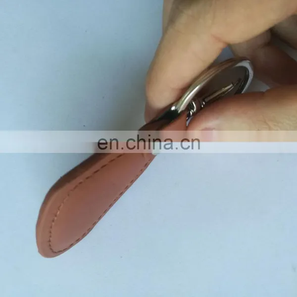 Genuine Leather Keychain With Custom Logo Printing for Car photo-2