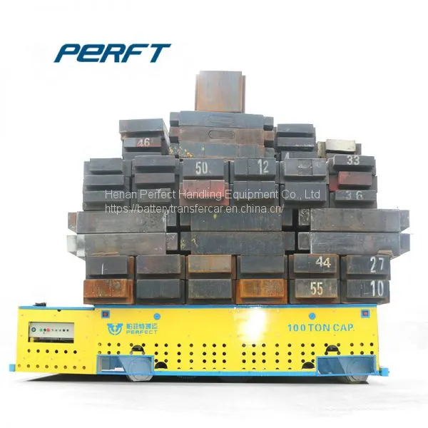 Heavy Duty Electric Trackless Transfer Cart Material Handling Equipment for Industry Used in Warehouses