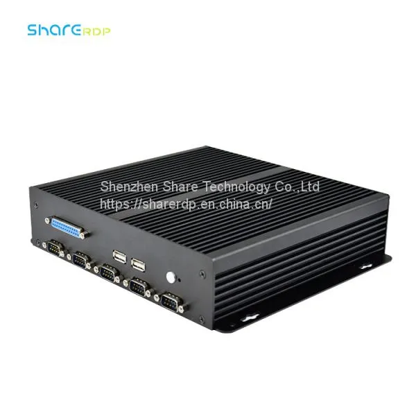 Fanless Industrial PC 10*COM Ports Mini Computer Celeron J1900 Mini Desktop PCwith LPT and Serial Parallel Port photo-2