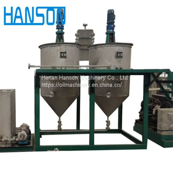 Edible Sunflower Oil Extraction Machine Vegetable Oil Refinery Production Line