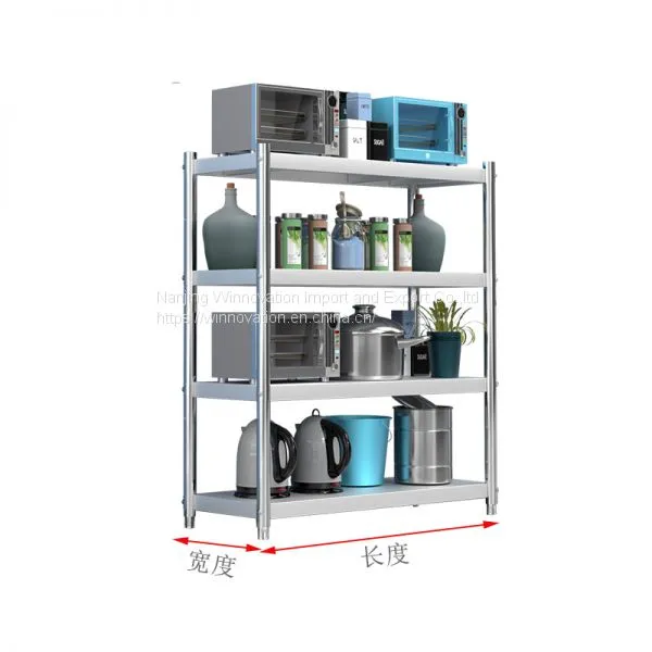 Stainless Steel Storage Shelf for Kitchen photo-4
