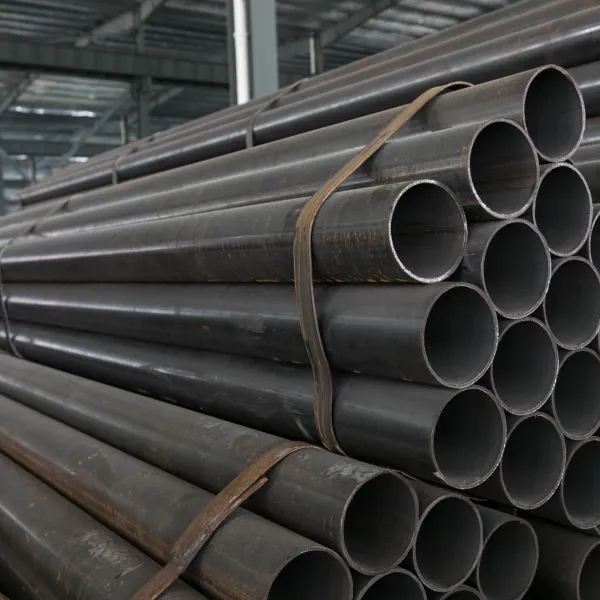 Low Price ASTM ERW Black Carbon Welded Steel Round Pipe and Tube photo-2