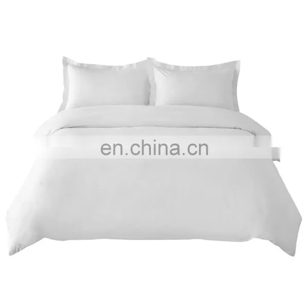 Fashionable Cotton Washed Double White Cream Duvet Cover Set For Bedding Room photo-6
