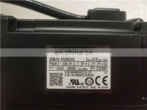 Yaskawa 400w Sigma 5 Servo Motor Drive SGMJV-04ADE6S photo-2