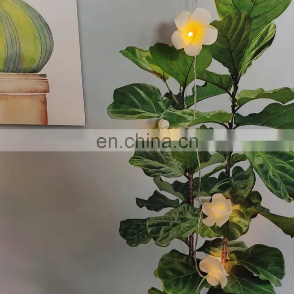 LED Frangipani Flower String Light Fairy Light For Home Party Wedding Decoration photo-5