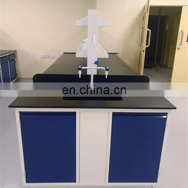 CE ISO14001 Wood-Steel Laboratory Bench Table Laboratory Workbench Laboratory Electronic Workbench photo-2