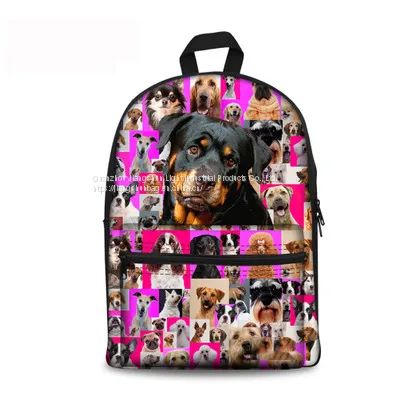 New Children's Backpack Wholesale High Quality Canvas Customized Logo and Pattern