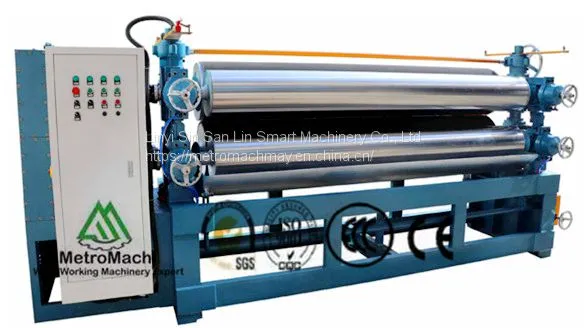 4ft Pneumatic Air-operated Plywood Core Veneer Glue Spreader Coating Machine photo-2